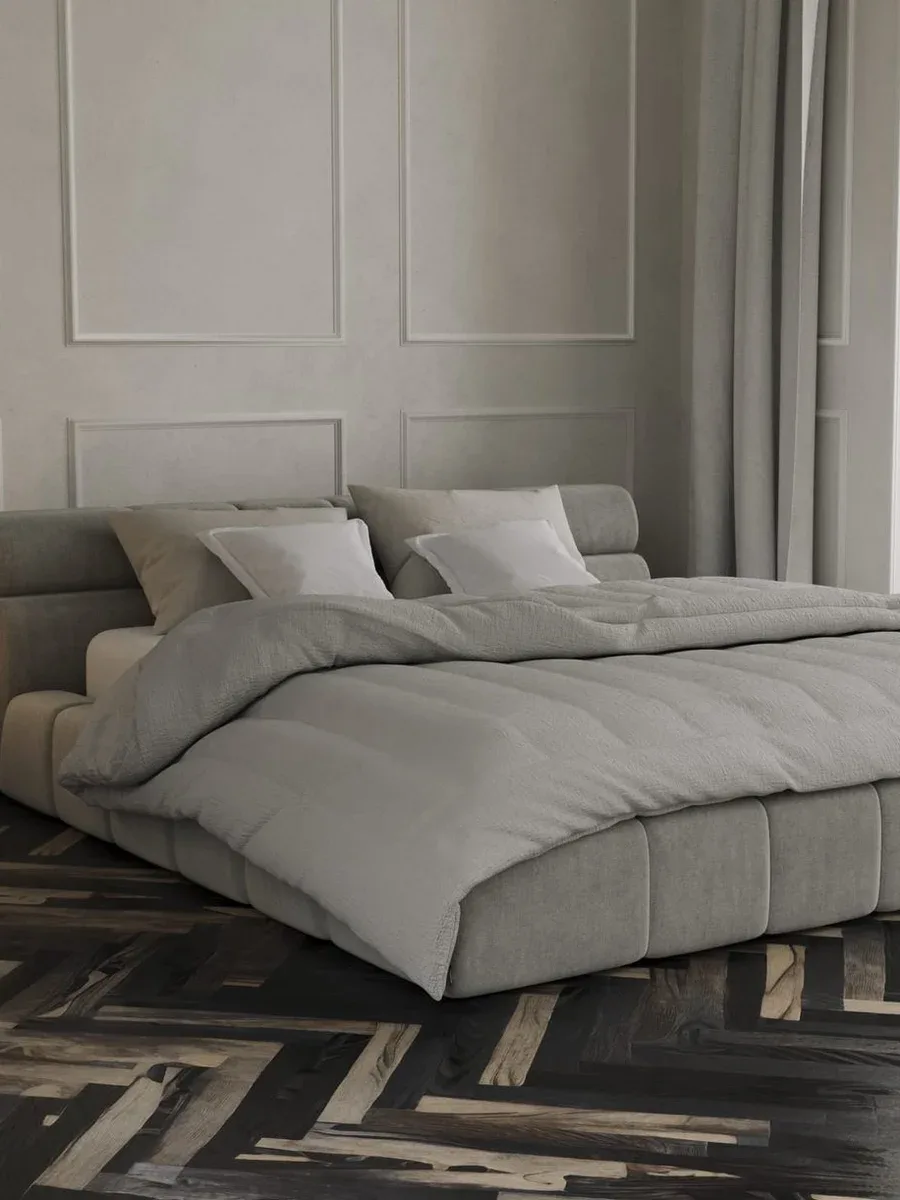 Close-up of Bed Nao 3D finish and craftsmanship