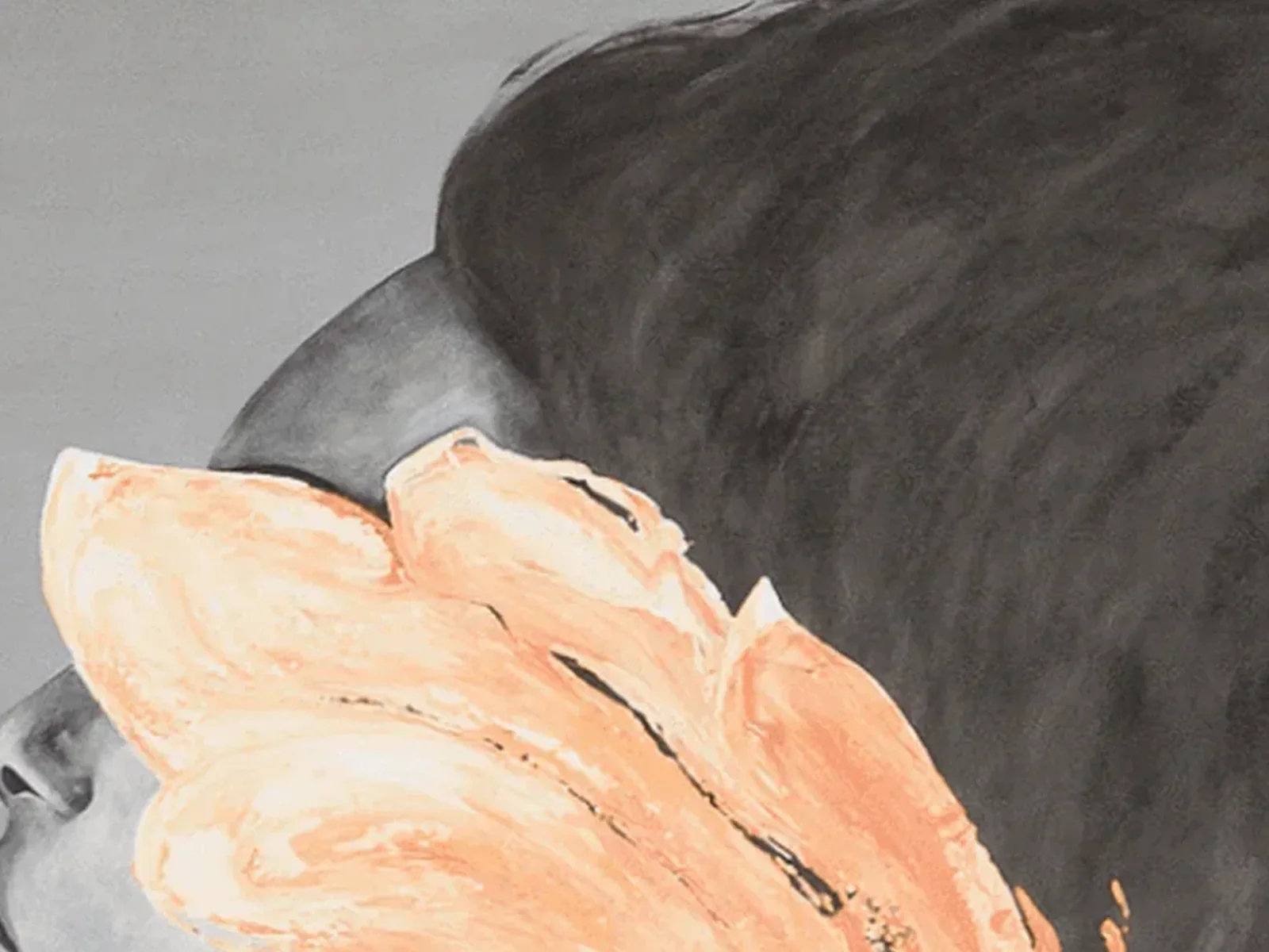 Portrait in Amber form and proportions