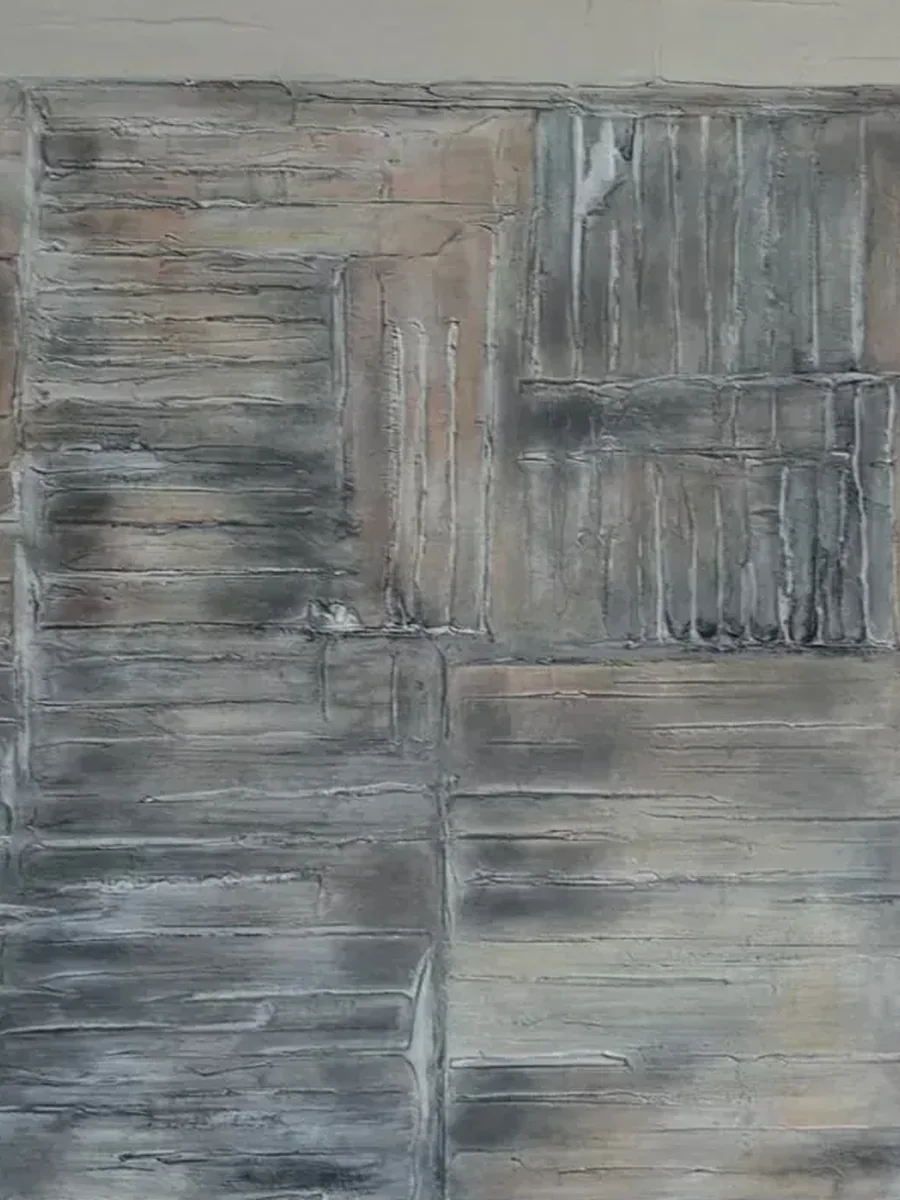 Close-up of Misty Blue Abstract texture and finish