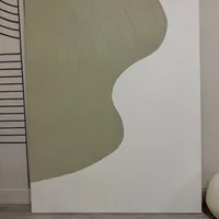 Organic Forms art panel — angle view