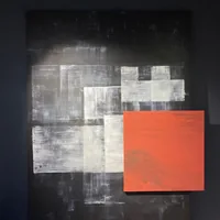 Geometric Blocks art panel — view 1