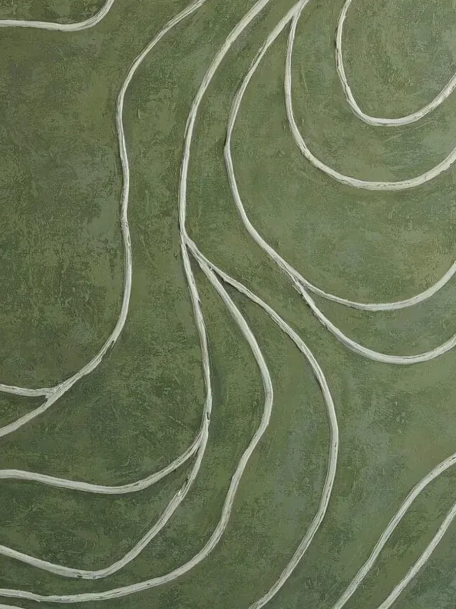 Close-up of Verdant Relief texture and finish