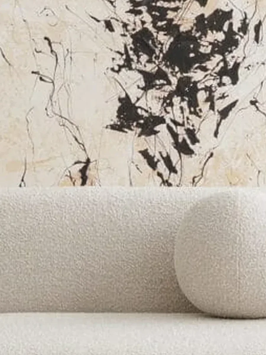 Close-up of Floral Splatter texture and finish