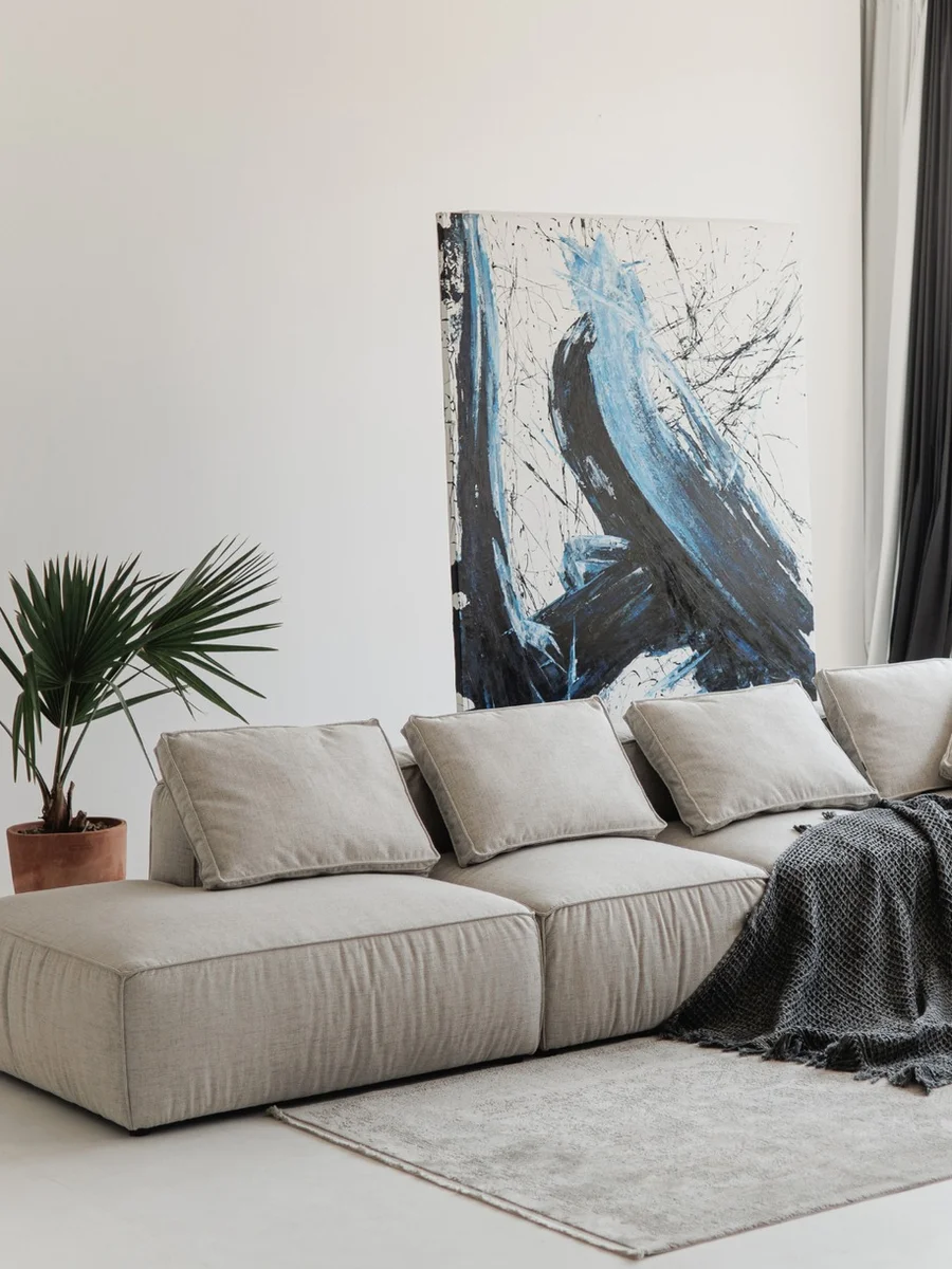 Metallic Accents Art Panel lifestyle