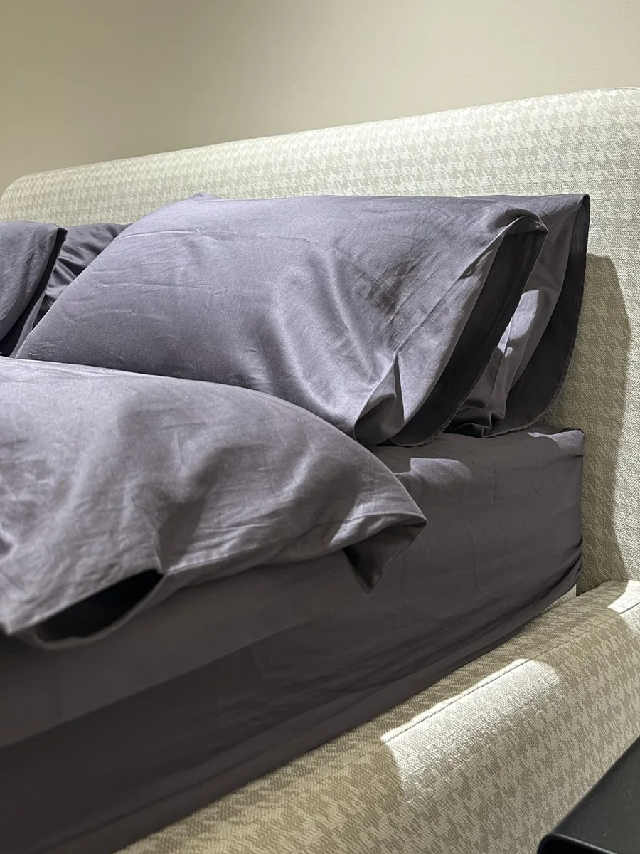 Close-up of Cisiano upholstery and craftsmanship