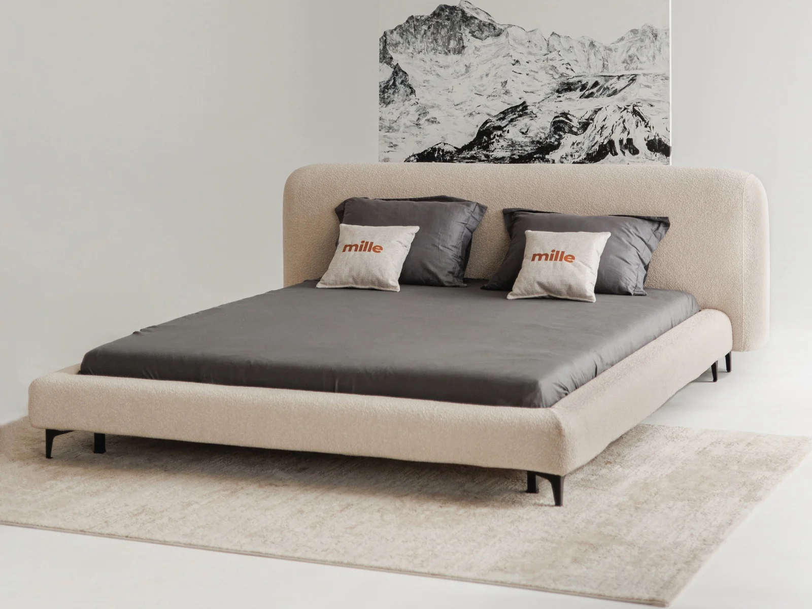 Fresco D2 Contemporary Scandinavian Bed