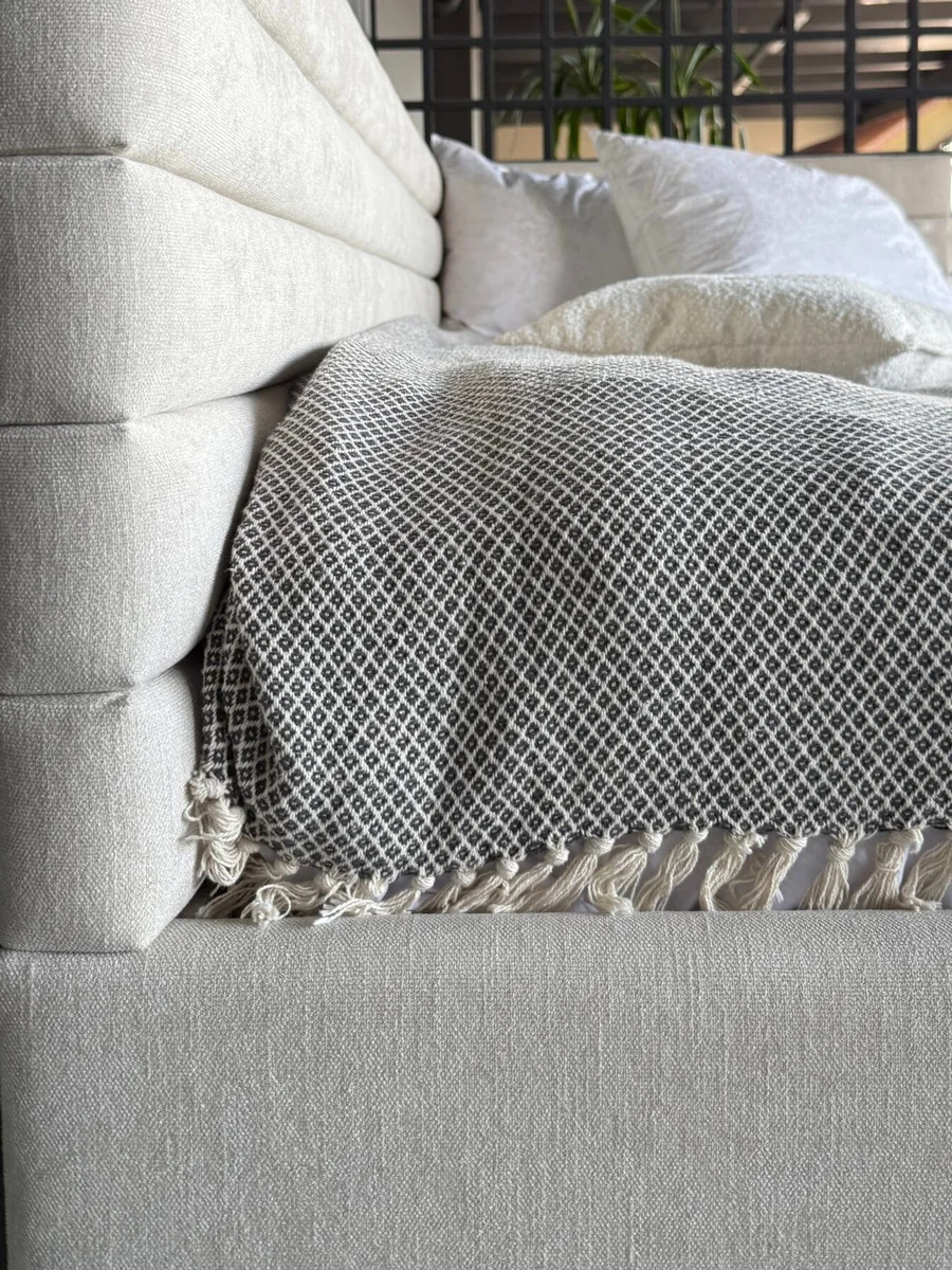 Close-up of Mira upholstery and craftsmanship