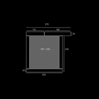 Palermo P43 Traditional Wingback Bed view 4