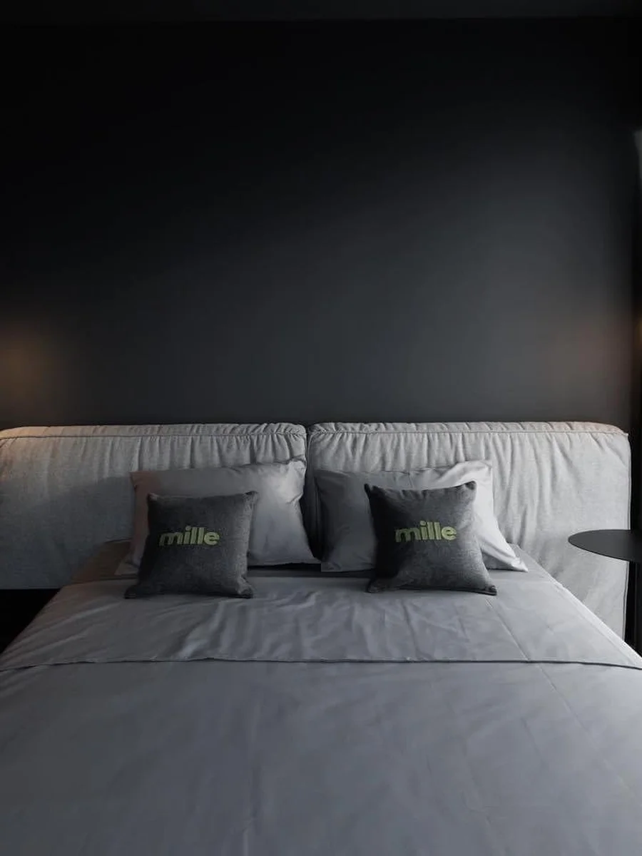 Palermo P65 Contemporary Minimalist Bed lifestyle