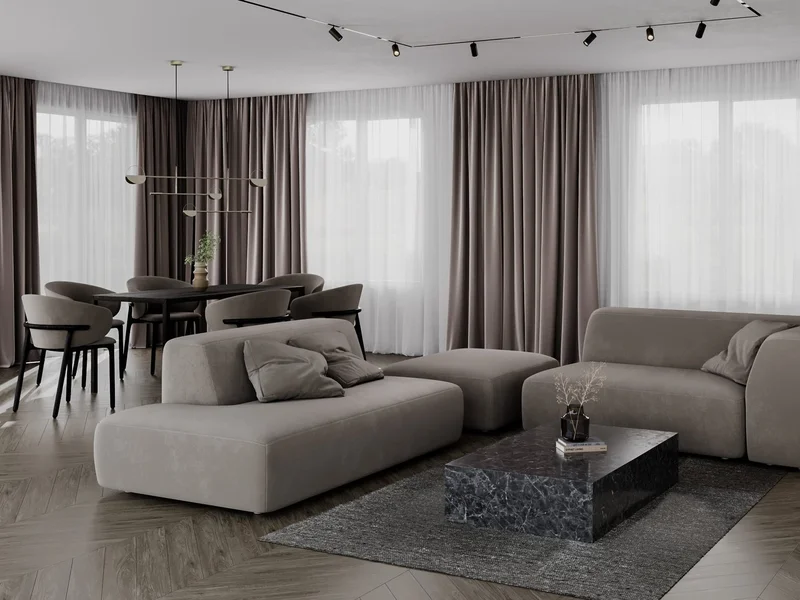 Mille Kingston Corner Sofa 3D Model