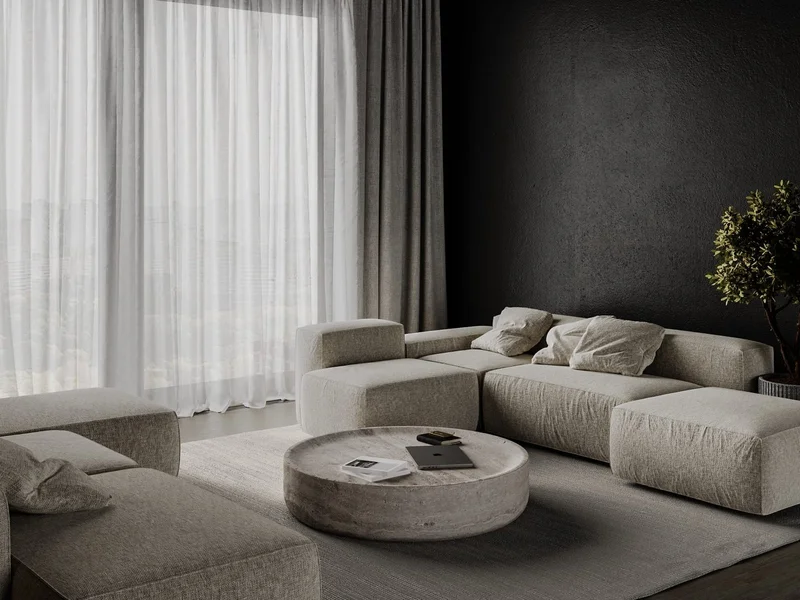 Mille Milano Sofa 3D Model