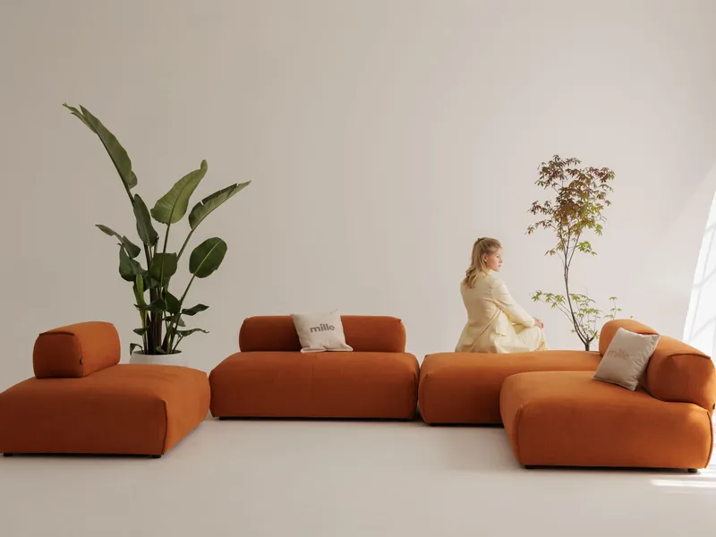 Mille Nissa N2 Luxury Contemporary Sofa