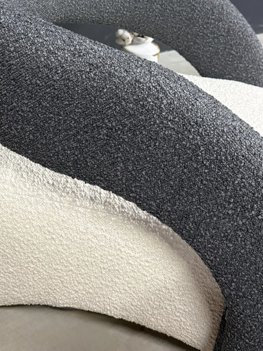 Close-up of Anders upholstery and craftsmanship