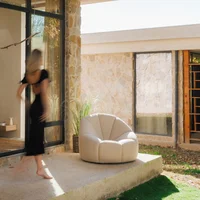 Flora F2 Organic Sculptural Armchair view 2