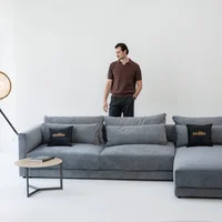 Bonero B3 Corner Sofa | Luxury Sectional Furniture Riyadh view 2