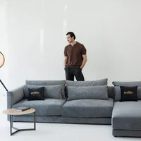 Bonero B3 Corner Sofa | Luxury Sectional Furniture Riyadh view 3