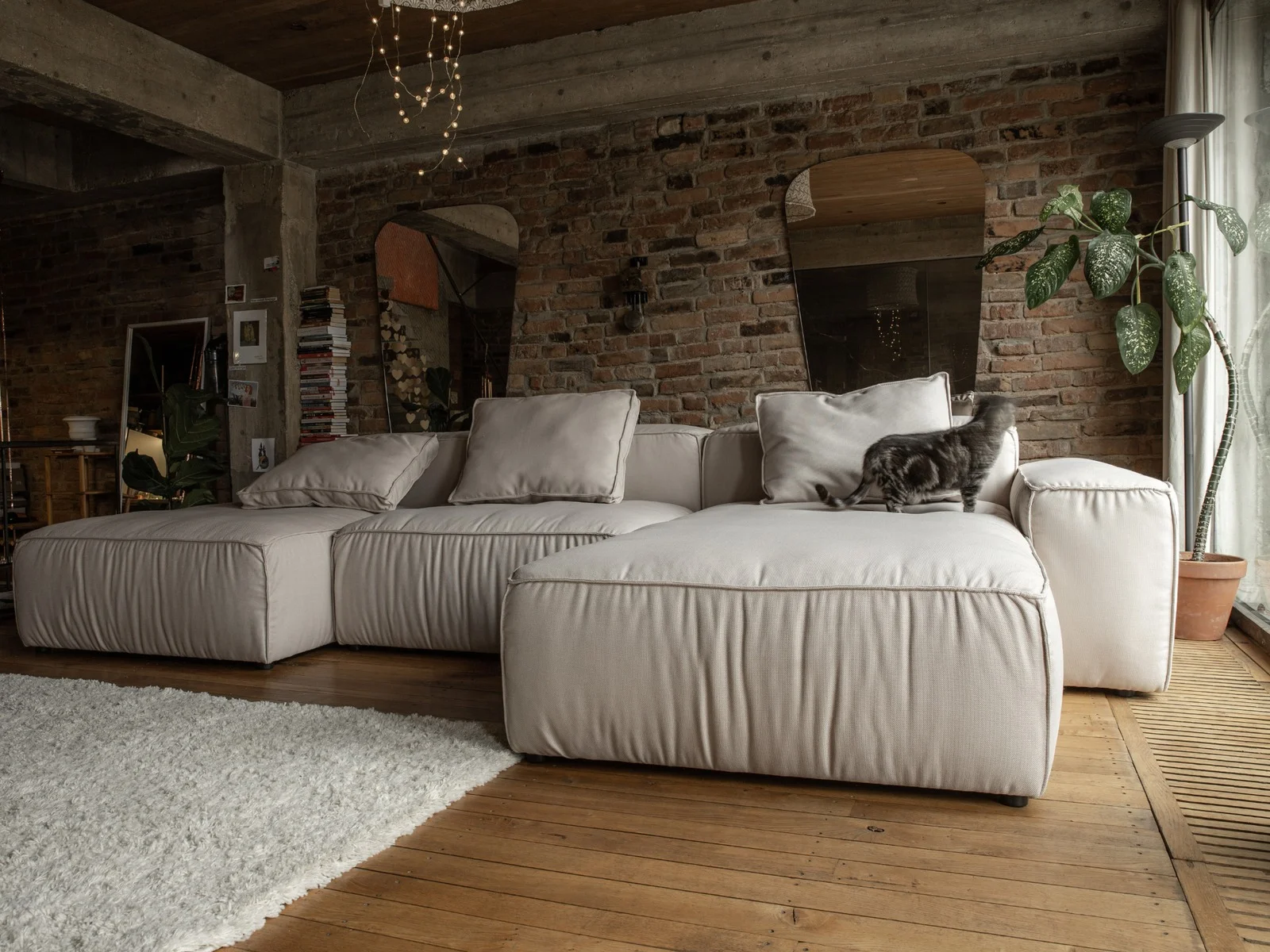 Houston C253 Corner Sofa | Luxury Sectional Furniture Riyadh