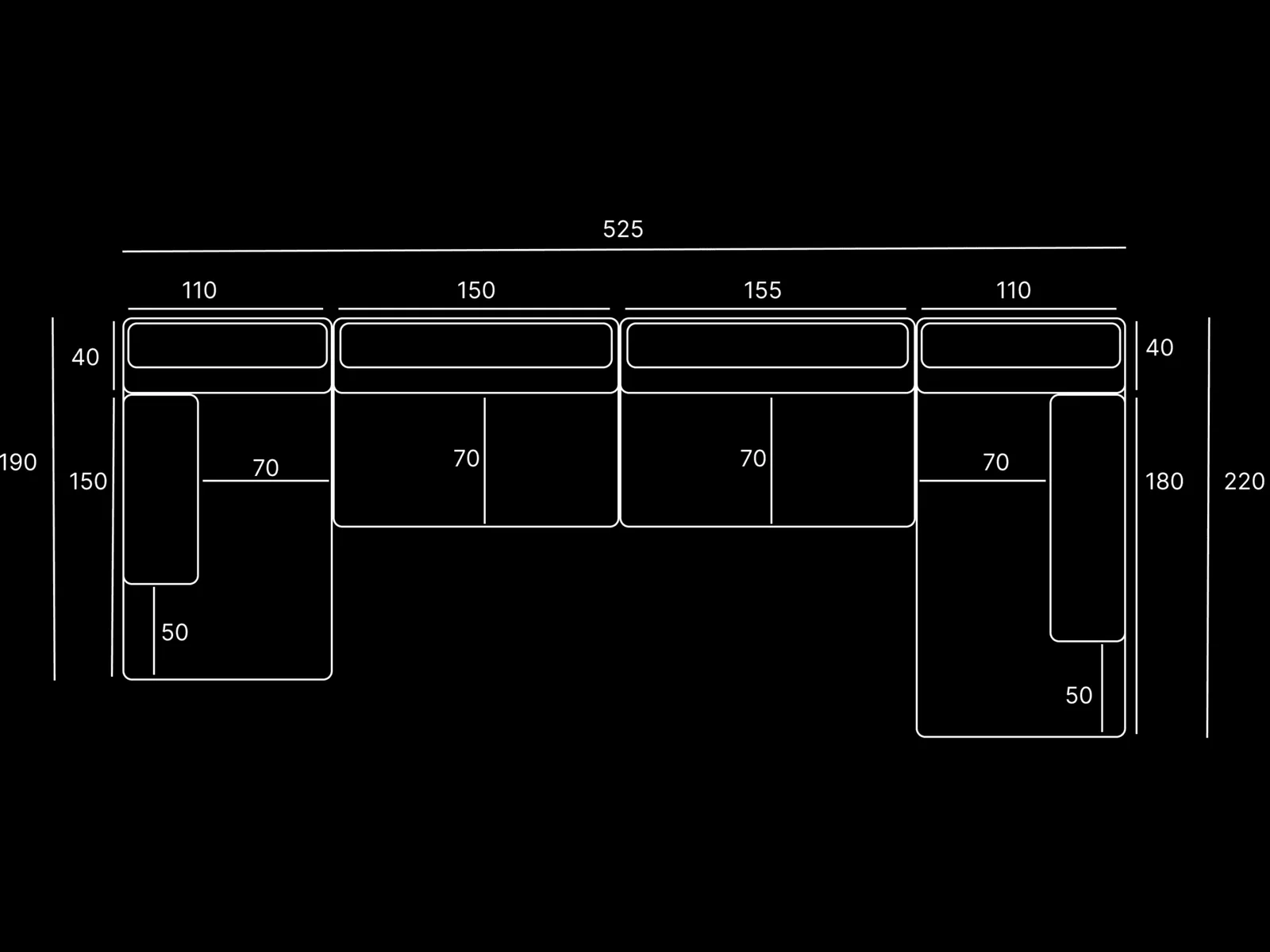 Kingston XL form and proportions