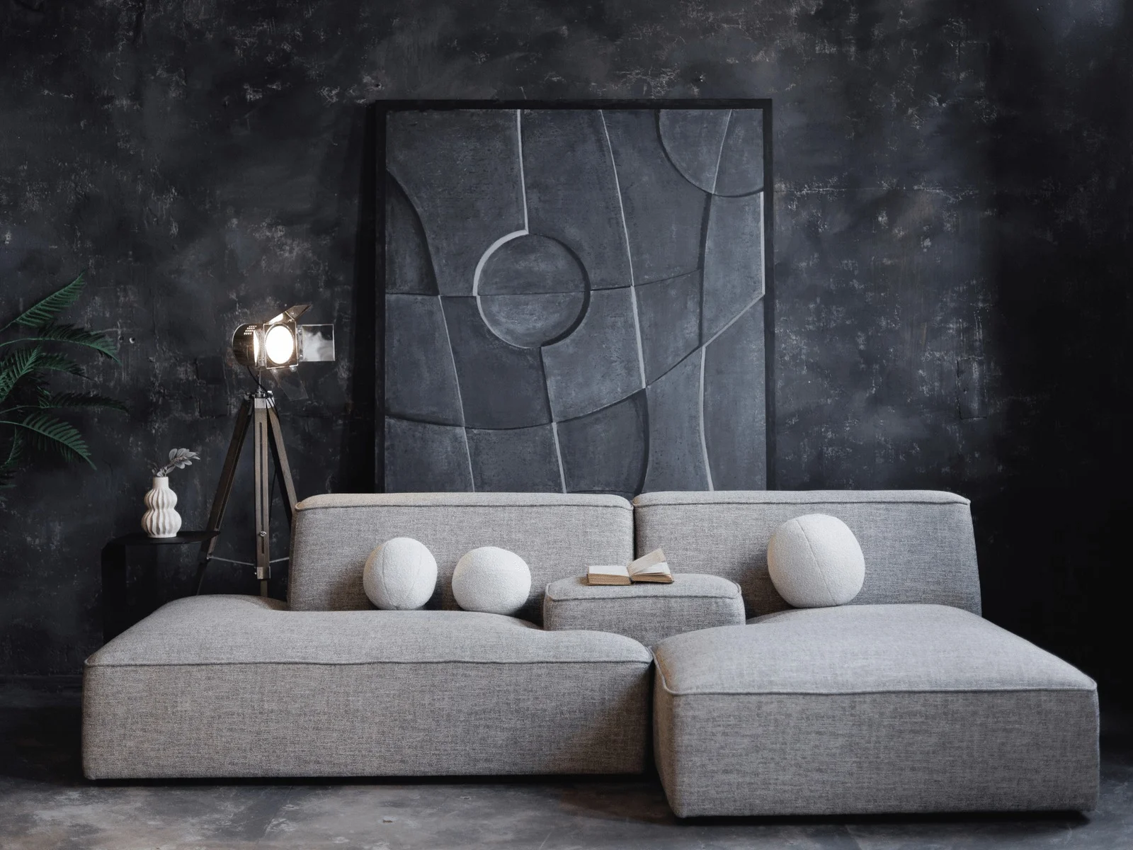 Kingston C201 Corner Sofa | Luxury Sectional Furniture Riyadh