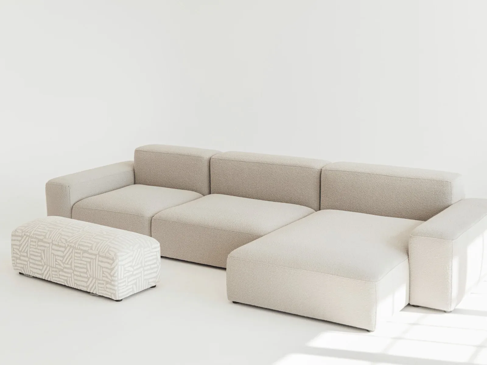 Kingston K1 Corner Sofa | Luxury Sectional Furniture Riyadh