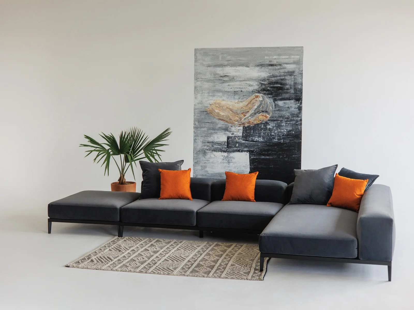 Lyon C500 Corner Sofa | Luxury Sectional Furniture Riyadh