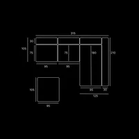 Lyon C500 Corner Sofa | Luxury Sectional Furniture Riyadh view 5