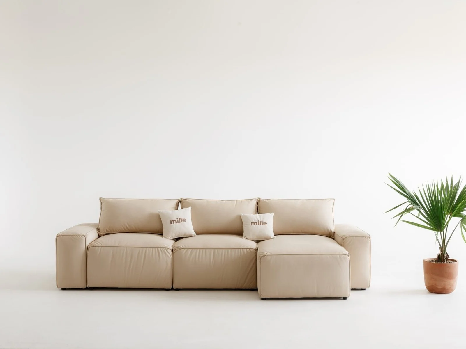 كنبة زاوية Milano C264 | أثاث مقطعي فاخر الرياض