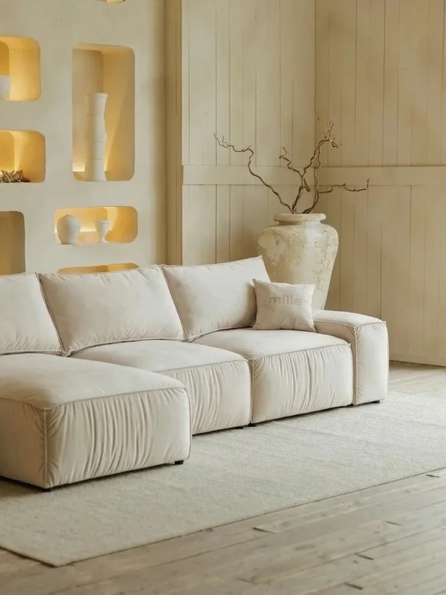 Close-up of Milano C331 fabric upholstery and stitching