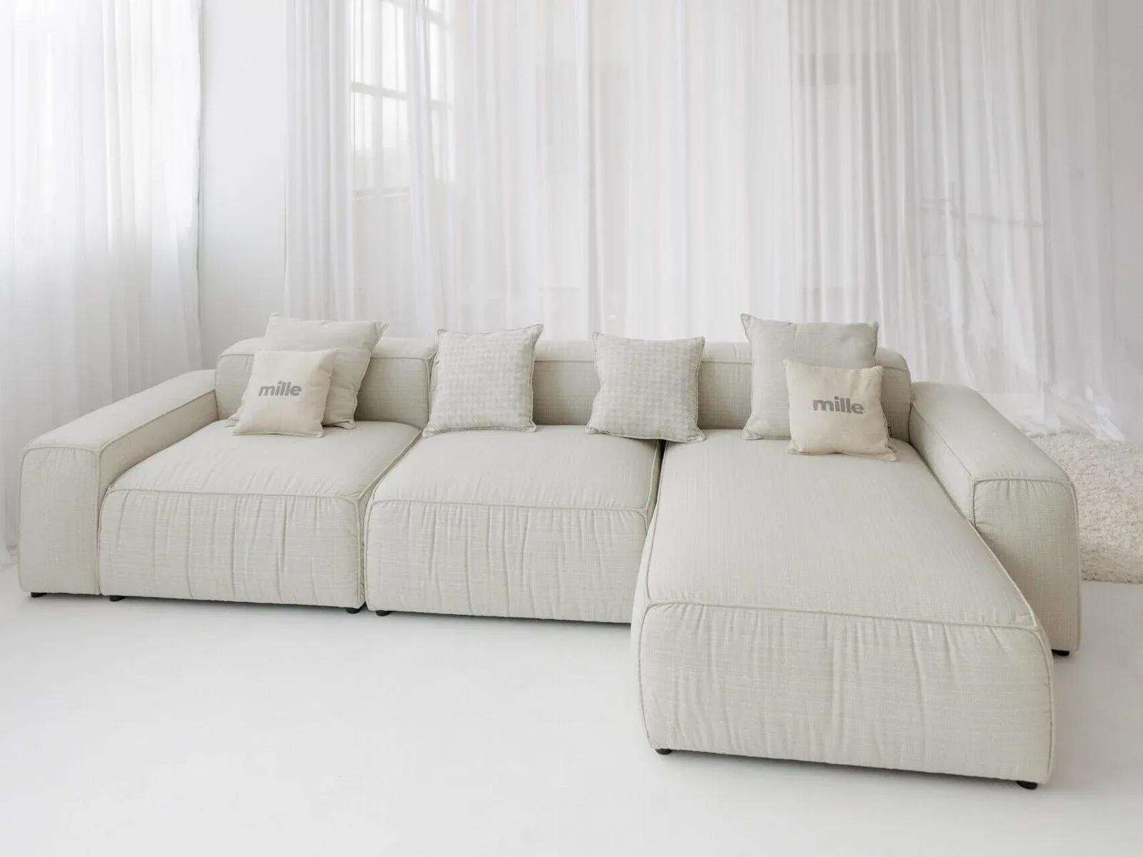 Milano M21 Corner Sofa | Luxury Sectional Furniture Riyadh