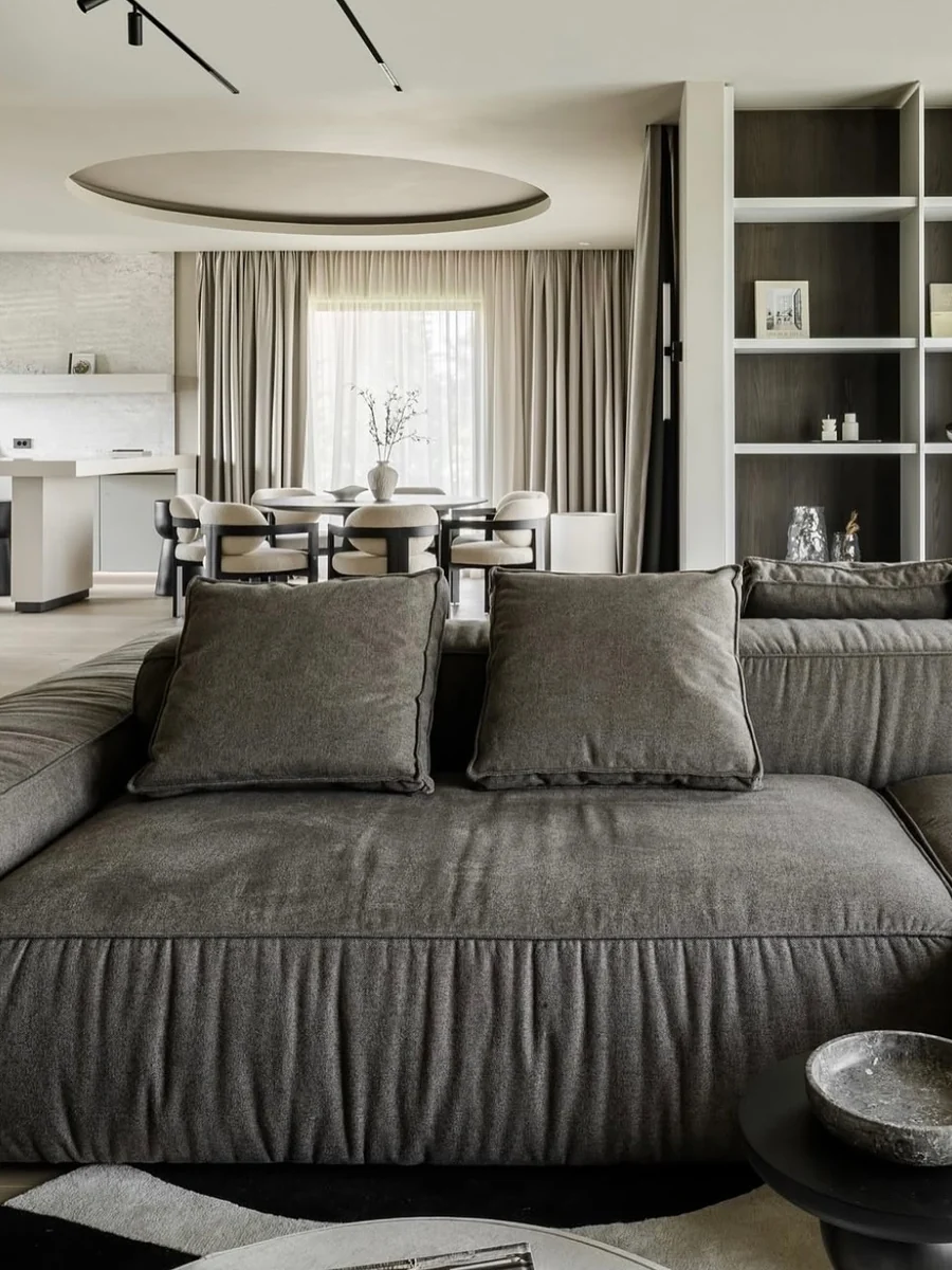 Close-up of Milano M42 upholstery and craftsmanship