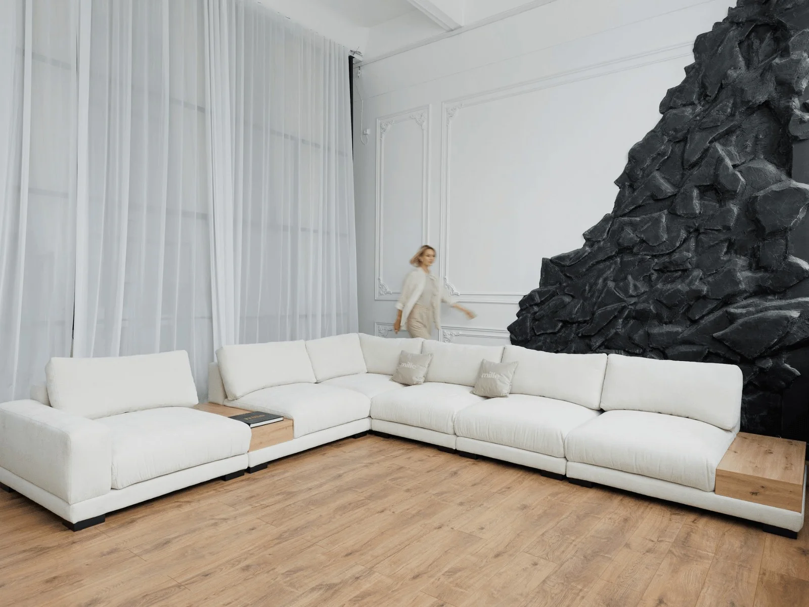 كنبة زاوية Palermo P1 | أثاث مقطعي فاخر الرياض