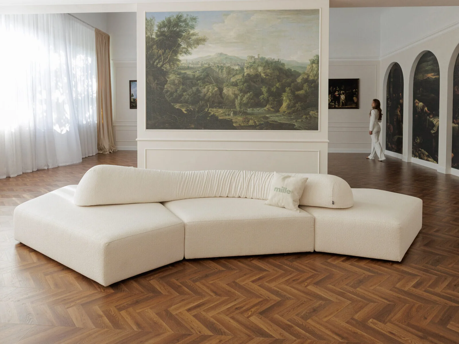 Piero P1 Corner Sofa | Luxury Sectional Furniture Riyadh