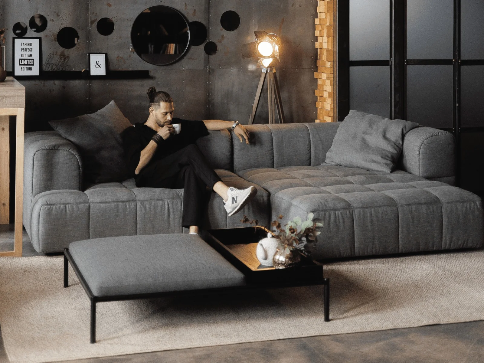 Soft C316 Corner Sofa | Luxury Sectional Furniture Riyadh