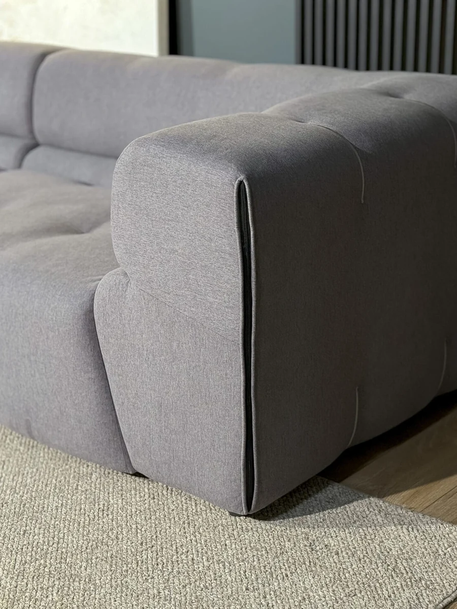 Close-up of Stockholm upholstery and craftsmanship