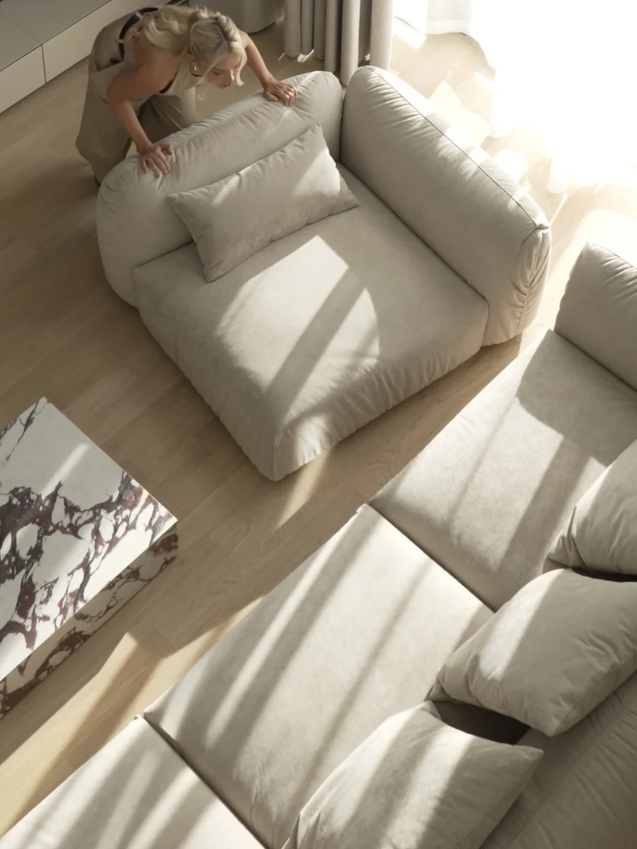 Close-up of Tesa H90 upholstery and craftsmanship