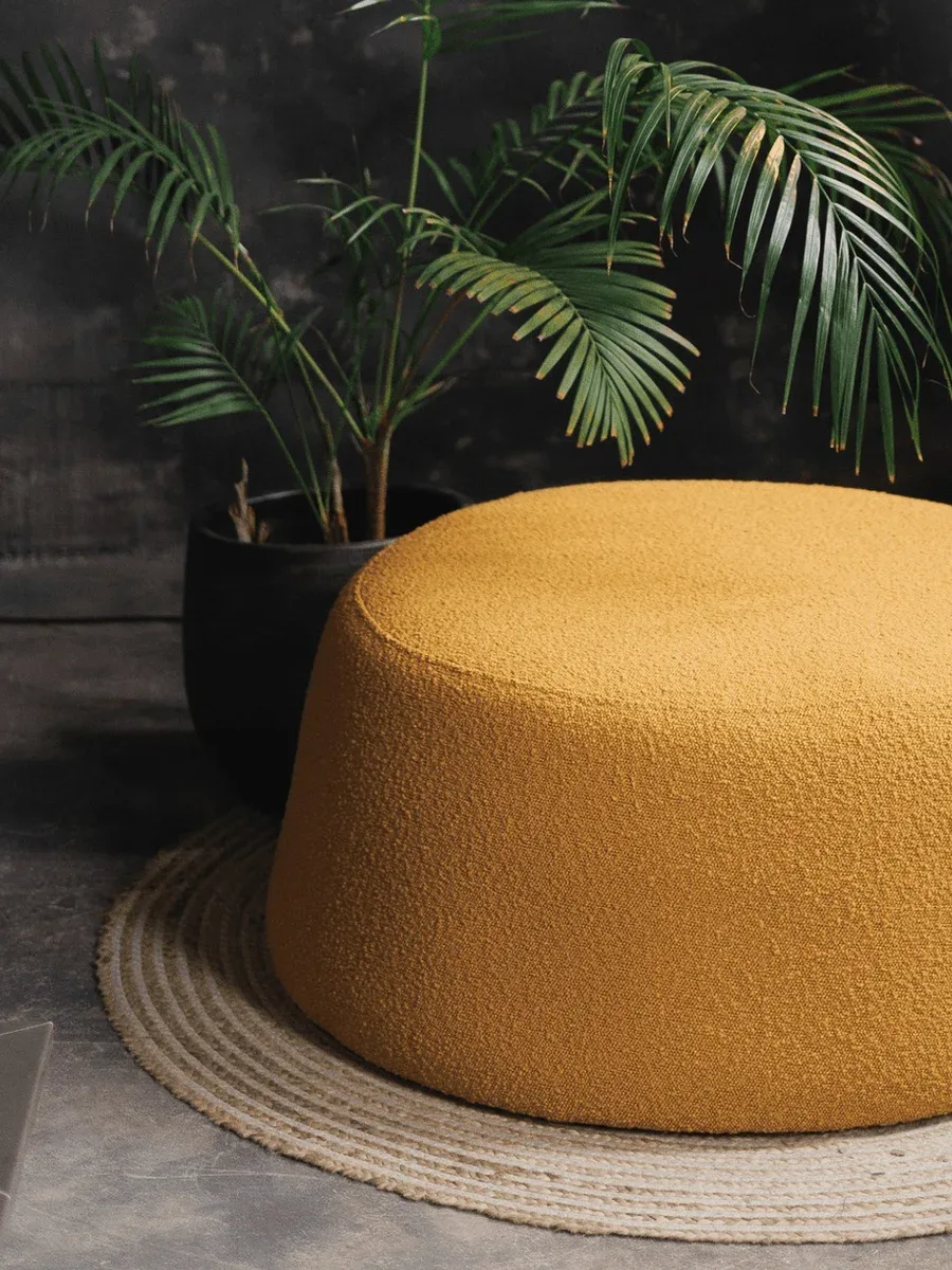 Close-up of Macarons P8 upholstery and craftsmanship