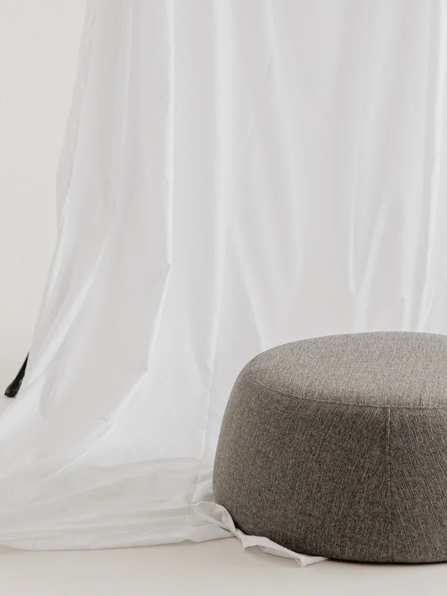 Close-up of Macarons P9 upholstery and craftsmanship