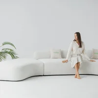 Cassi C1 Curved Sectional Sofa view 2