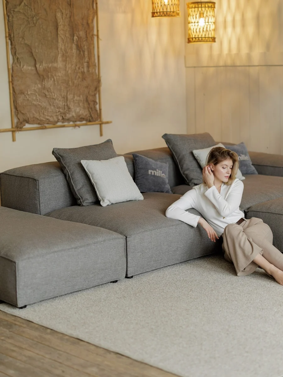 Close-up of Marla M3 upholstery and craftsmanship