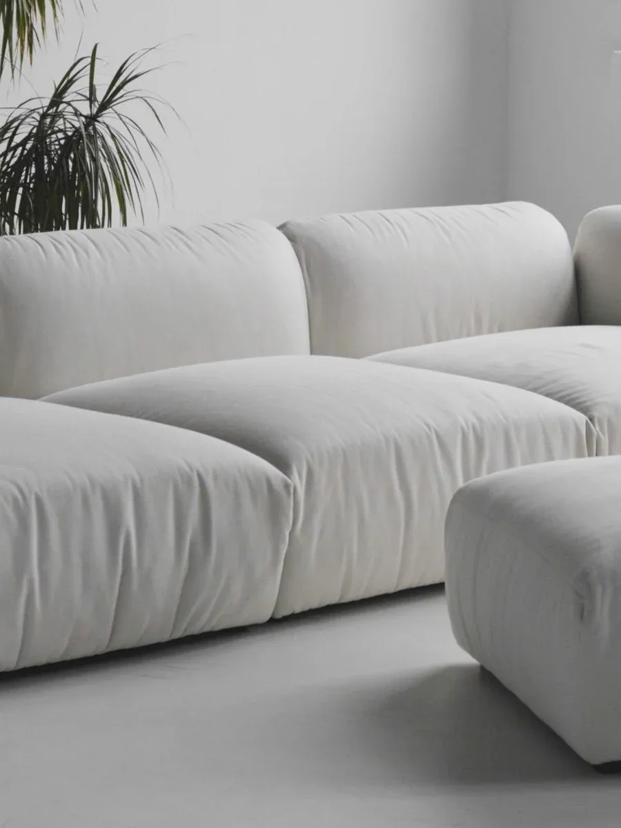Close-up of Tesa T9 fabric upholstery and stitching