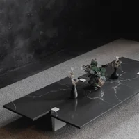 Quartz M1 Marble Coffee Table view 3